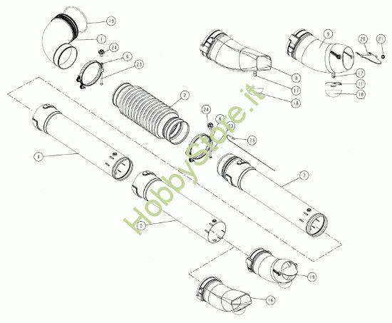 Picture of Tubi prolunga e gomito 27/04/2009  dal  22/05/2018BL6S
