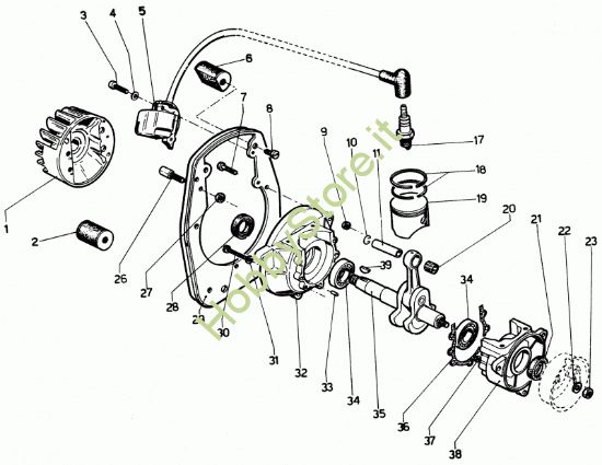 Picture of Motore  prodotto dal 05/04/89  al  04/10/90C3