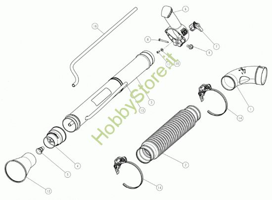 Picture of Tubo lancio e gomito serie L3EVO L.12/18 