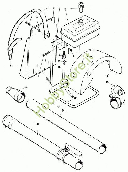 Picture of Telaio, schienale, serbatoio 
