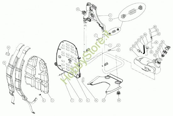 Picture of Telaio, schienale, serbatoio 08/06/2015  dal  11/04/2018M1200