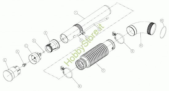 Picture of Tubi prolunga e gomito M1200