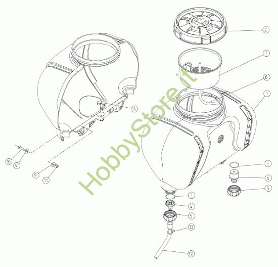 Picture of Serbatoio liquidi M1200