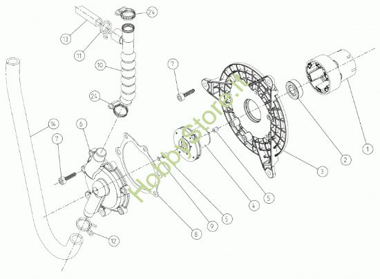 Picture of Pompa spinta M1200