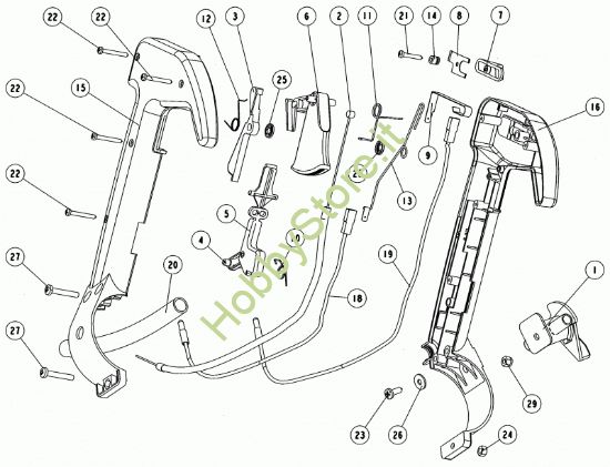 Picture of Impugnatura comandi atomizzatore 