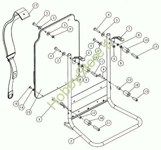 Picture of Telaio, schienale M88AF