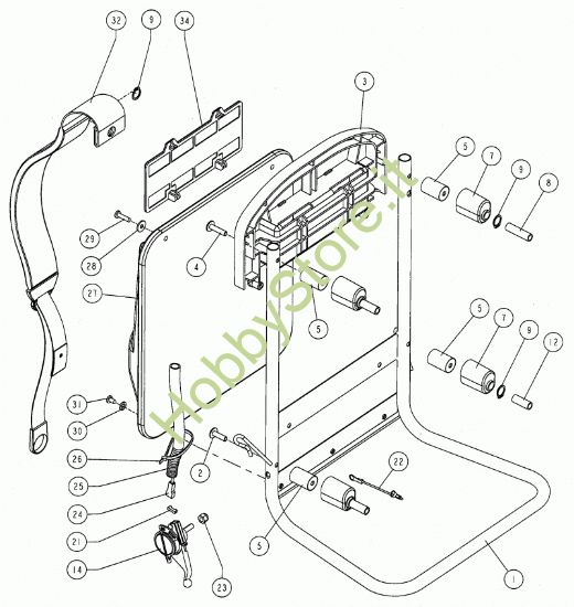 Picture of Telaio e schienale 