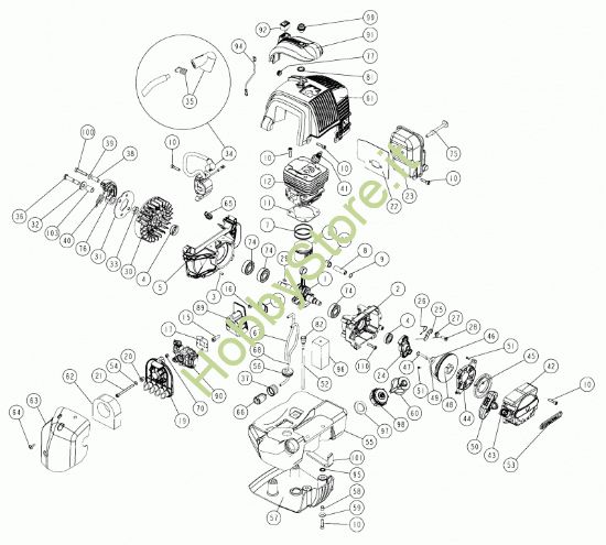 Picture of Motore C5SC 52cc 01/10/2016 prodotto dal SC105