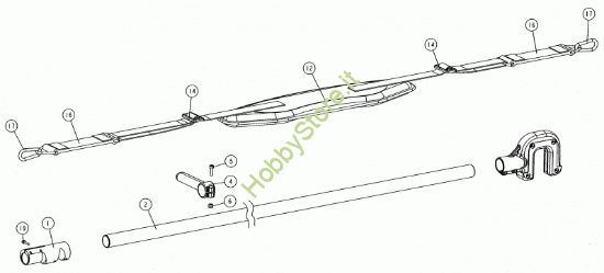 Picture of Giunto eccentrico, tubo prolunga e spallaccio Matr. 01F65RD  prodotto dal 18/09/2008  al  07/10/2009