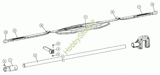 Picture of Giunto eccentrico, tubo prolunga e spallaccio  dal  18/09/2008 matr.01F65RA