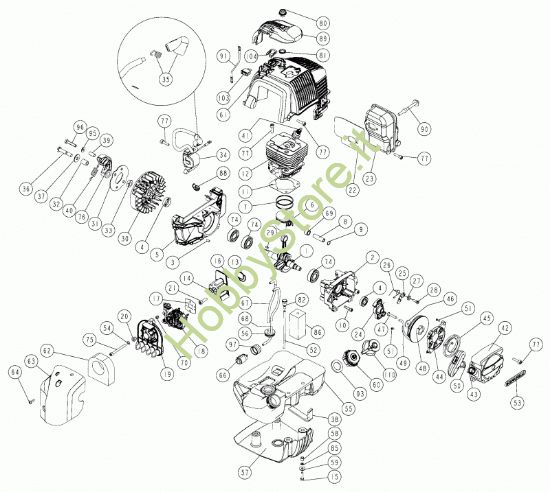 Picture of Motore C5SC 52cc  prodotto dal 30/09/2016