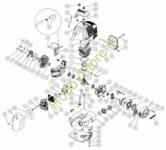 Picture of Motore C5SC 52cc prodotto dal  26/08/2015