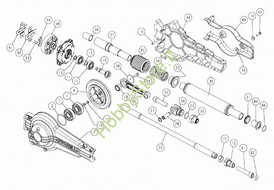 Picture of Scatola ingranaggi 01/04/99  dal  matr / serial n° 4009SC62