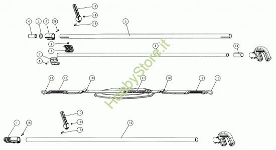 Picture of Tubi prolunga e spallaccio  prodotto dal 01/05/2007  al  27/09/2007
