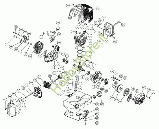Picture of Motore C5SC 52cc prodotto dal  27/07/2005