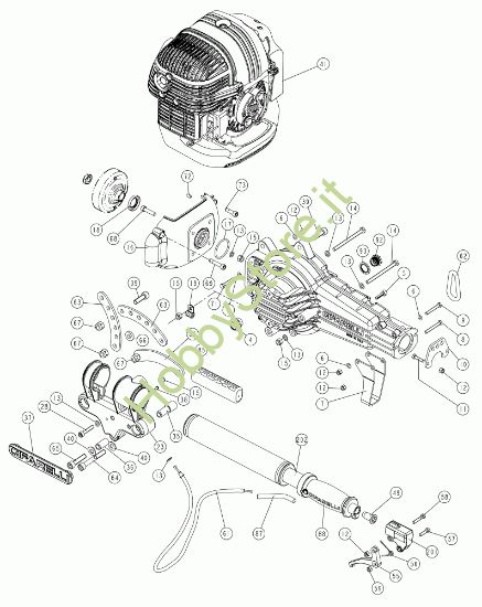 Picture of Impugnatura comandi SC800 B/Eur5 L.1 
