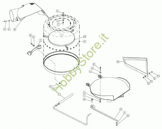 Picture of Serbatoio raccolta e coperchio  dal  15/04/2015V1200B
