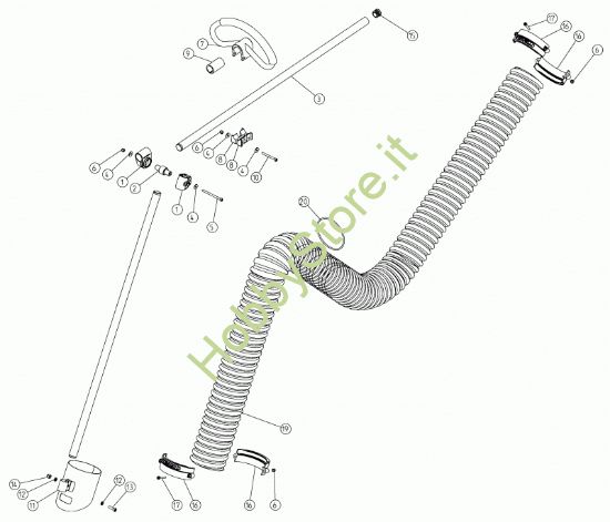 Picture of Tubi impugnatura e aspirazione D.100 V1200 prodotto dal  28/10/2014
