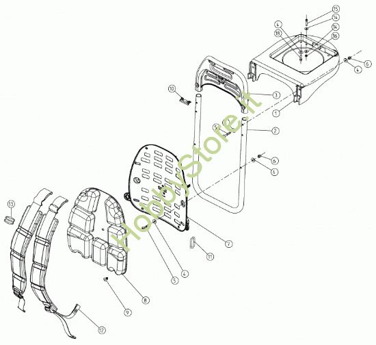 Picture of Telaio e schienale V1200S