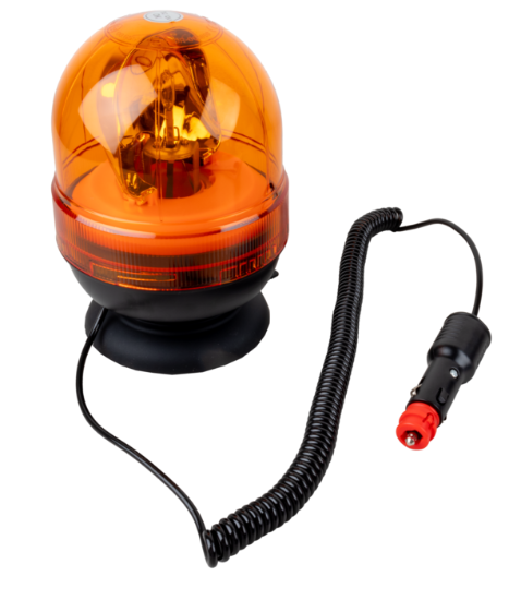 Girofaro alogeno 12V base magnetica, 55W, IP66