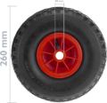 Ruota gonfiabile per carrelli