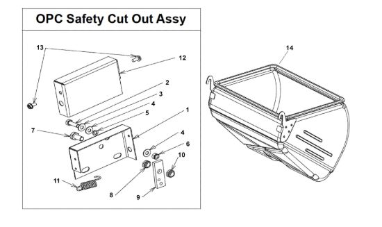 Picture of Grasscatcher Box,Opc Safety Cut Out,