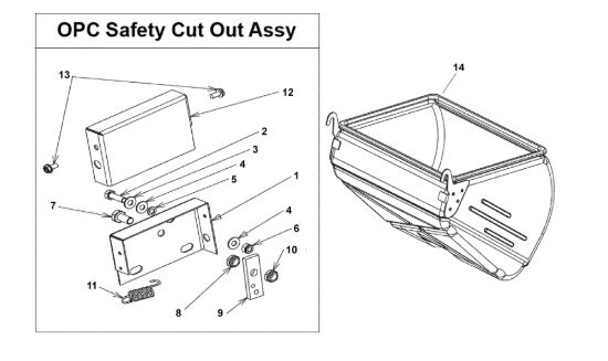 Picture of Grasscatcher Box,Opc Safety Cut Out,