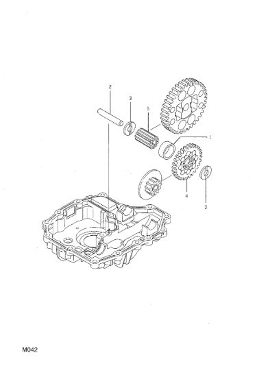 Picture of Trasmissione Kanzaki K46 Final Pinion