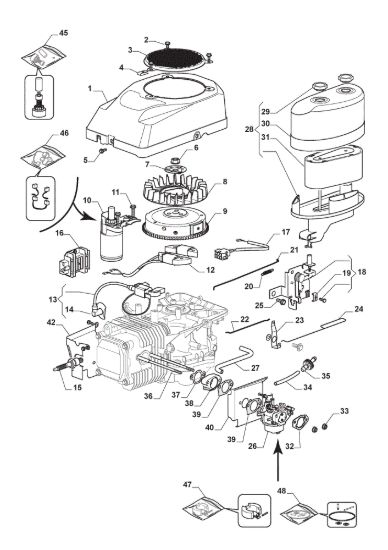 Picture of Motore - Carburatore, Ass. Filtro Aria