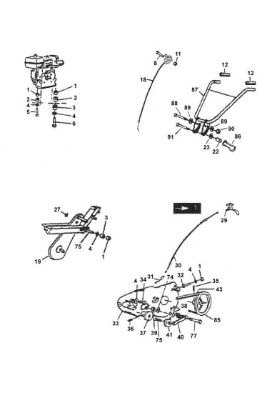 Picture of Control Cables,Drive Belt,Trasmissione