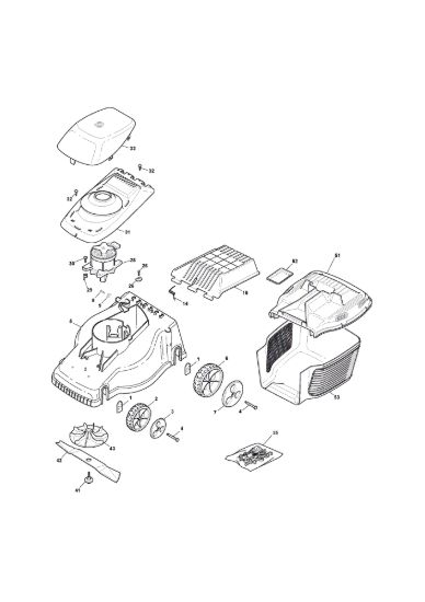 Picture of Chassis E Regolazione Altezza di Taglio