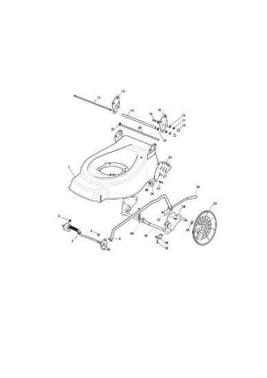 Picture of Chassis E Regolazione Altezza di Taglio