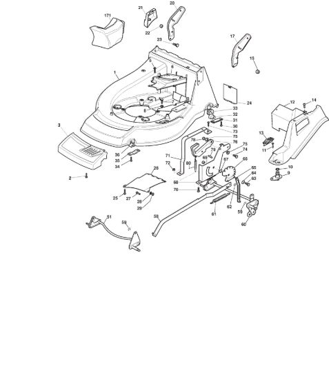 Picture of Chassis E Regolazione Altezza di Taglio