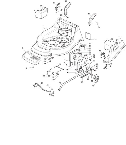 Picture of Chassis E Regolazione Altezza di Taglio