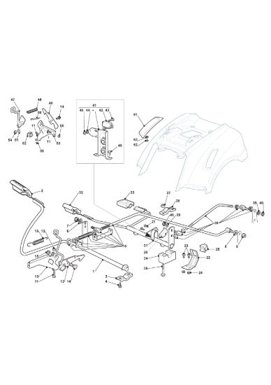 Picture of Comando Freno E Comando Cambio - Hydrogear