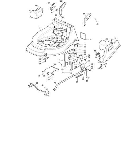 Picture of Chassis E Regolazione Altezza di Taglio