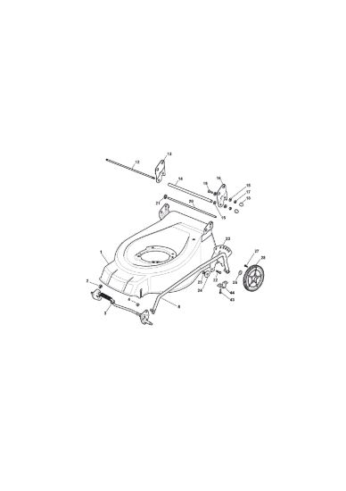 Picture of Chassis E Regolazione Altezza di Taglio