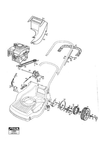Picture of Chassis E Regolazione Altezza di Taglio
