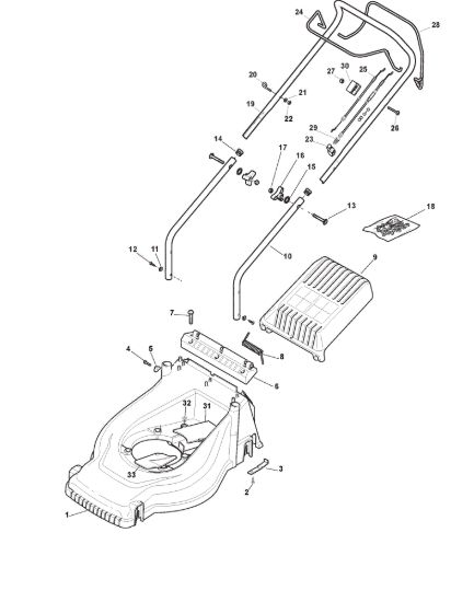 Picture of Chassis e Manico Parte Superiore
