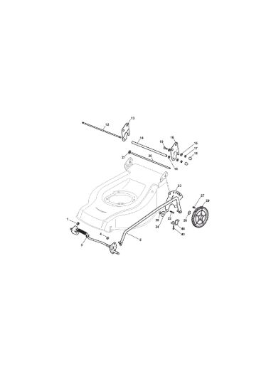 Picture of Chassis E Regolazione Altezza di Taglio