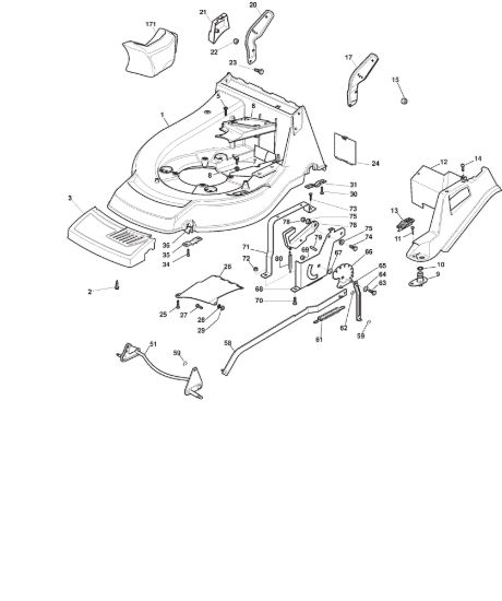 Picture of Chassis E Regolazione Altezza di Taglio
