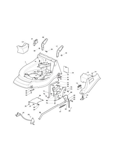 Picture of Chassis E Regolazione Altezza di Taglio