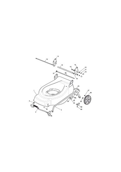 Picture of Chassis E Regolazione Altezza di Taglio