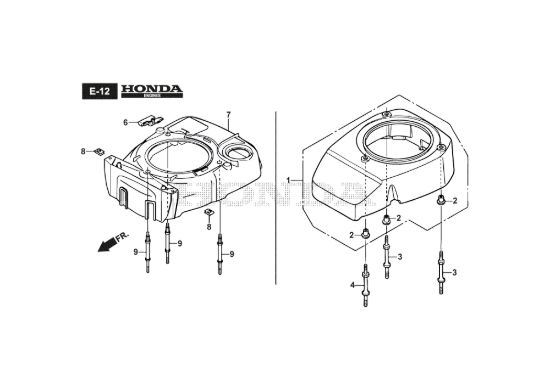 Picture of Convogliatore Ventola Motore - GCV190A S4 LE SD