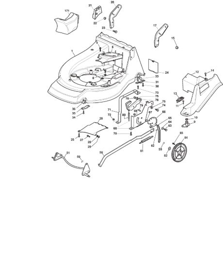 Picture of Chassis E Regolazione Altezza di Taglio