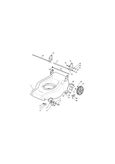 Picture of Chassis E Regolazione Altezza di Taglio