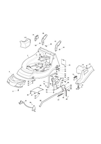 Picture of Chassis E Regolazione Altezza di Taglio
