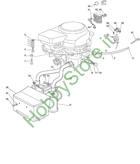 Picture of Motore - Honda GXV530