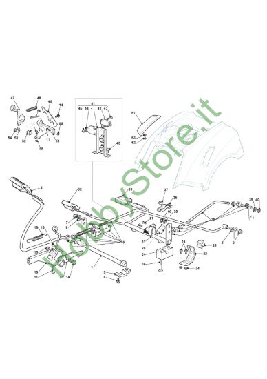 Picture of Comando Freno E Comando Cambio - Hydrogear