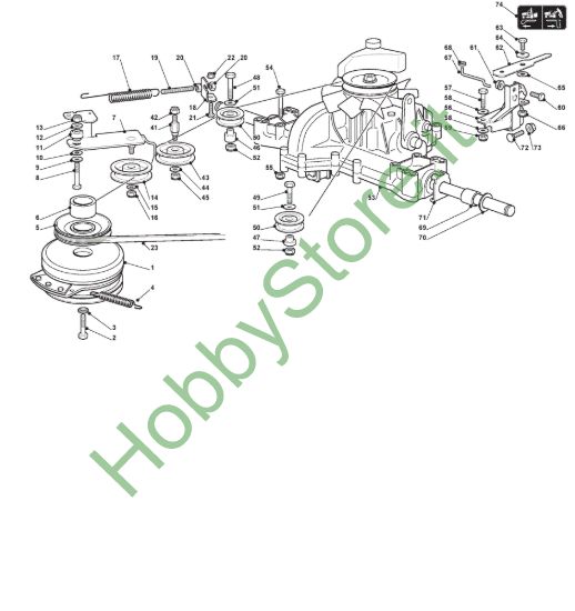 Picture of Gruppo Trasmissione Hydrogear con Frizione Elettromagnetica
